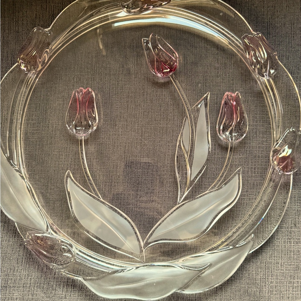 Walther βJulianaβ Glass Tulip trayβ